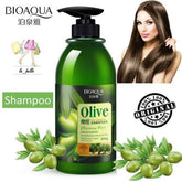 Bioaqua Natural Extraction Olive Anti Dandruff Silky Shampoo 400ml - YehChez.pk